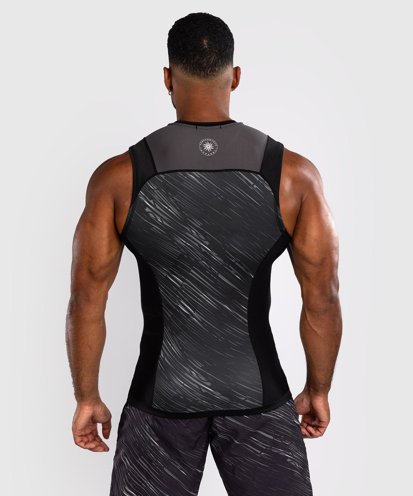 Venum Rapid Sleeveless Rashguard - Black/Storm Grey