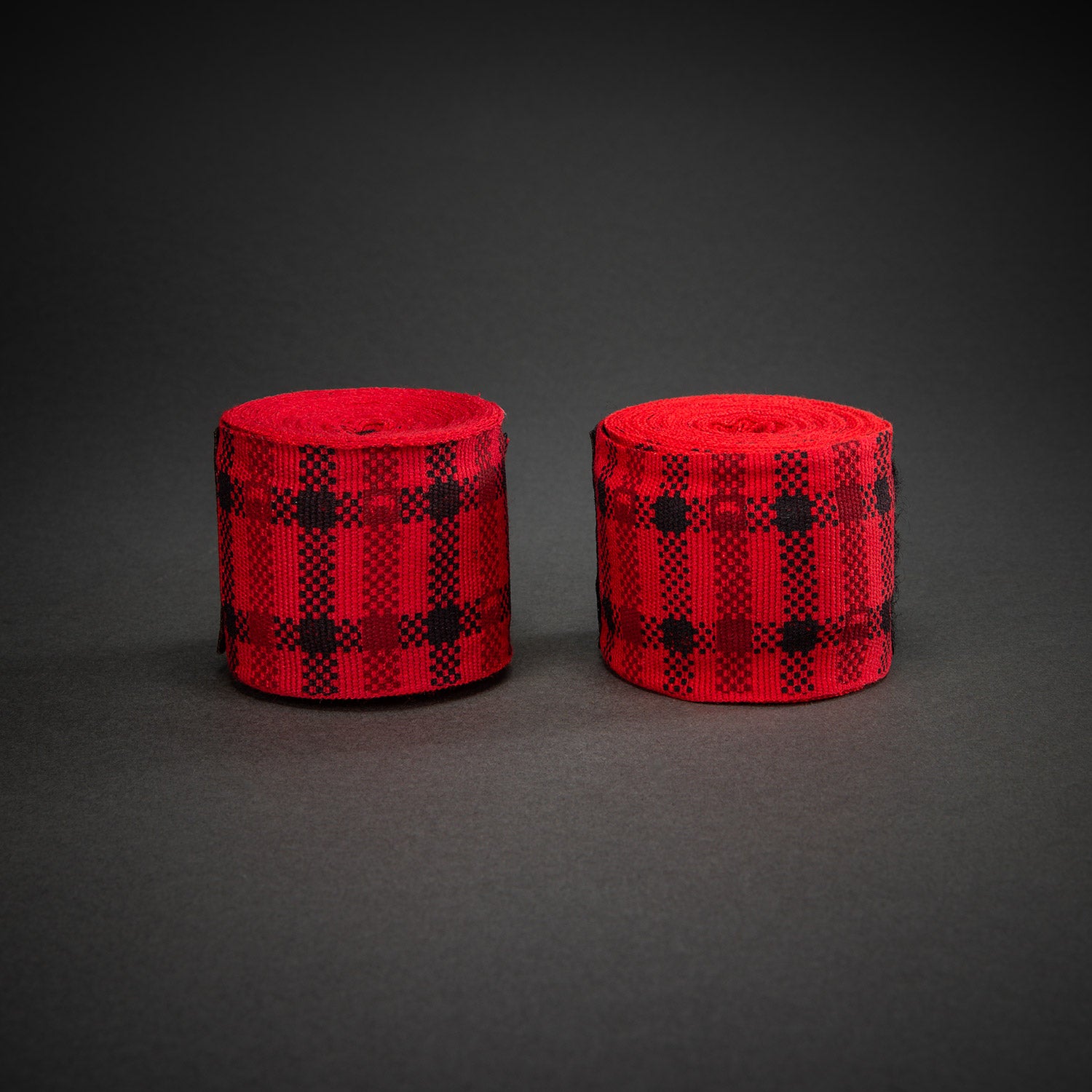 Venum Kontact Evo Tartan Handwraps - Fury Red - Venum