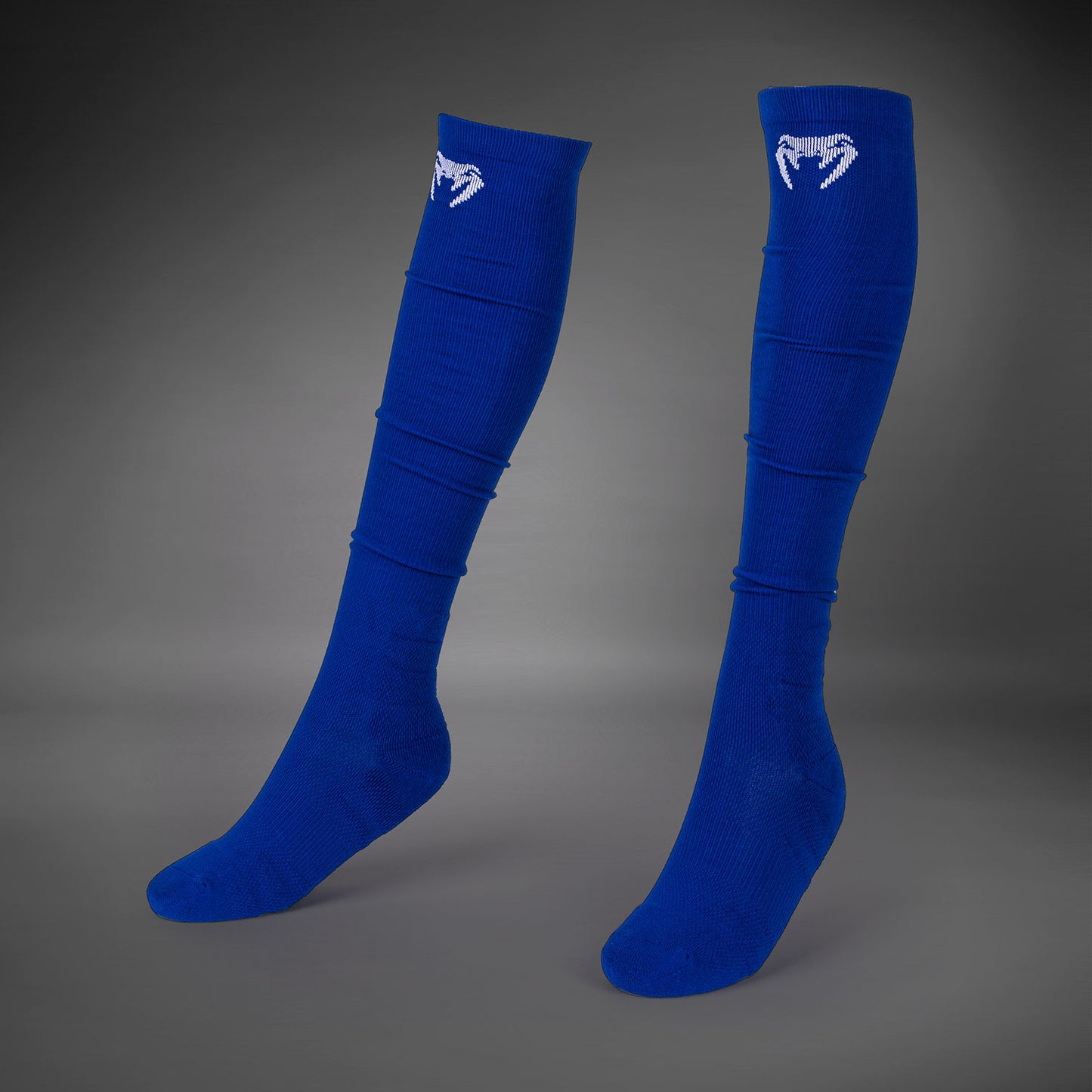 Venum Elite Performance Long Socks - Royal Blue/White
