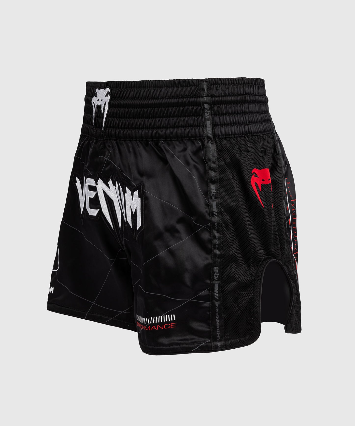 Venum Tactical XT Muay Thai Shorts - Black/Fire Red