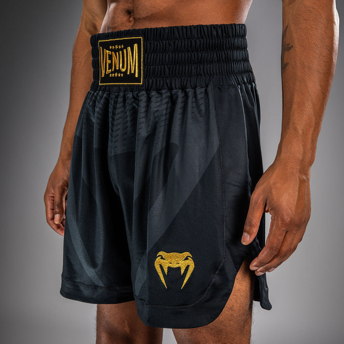 Venum Attack Boxing Shorts - Black/Gold