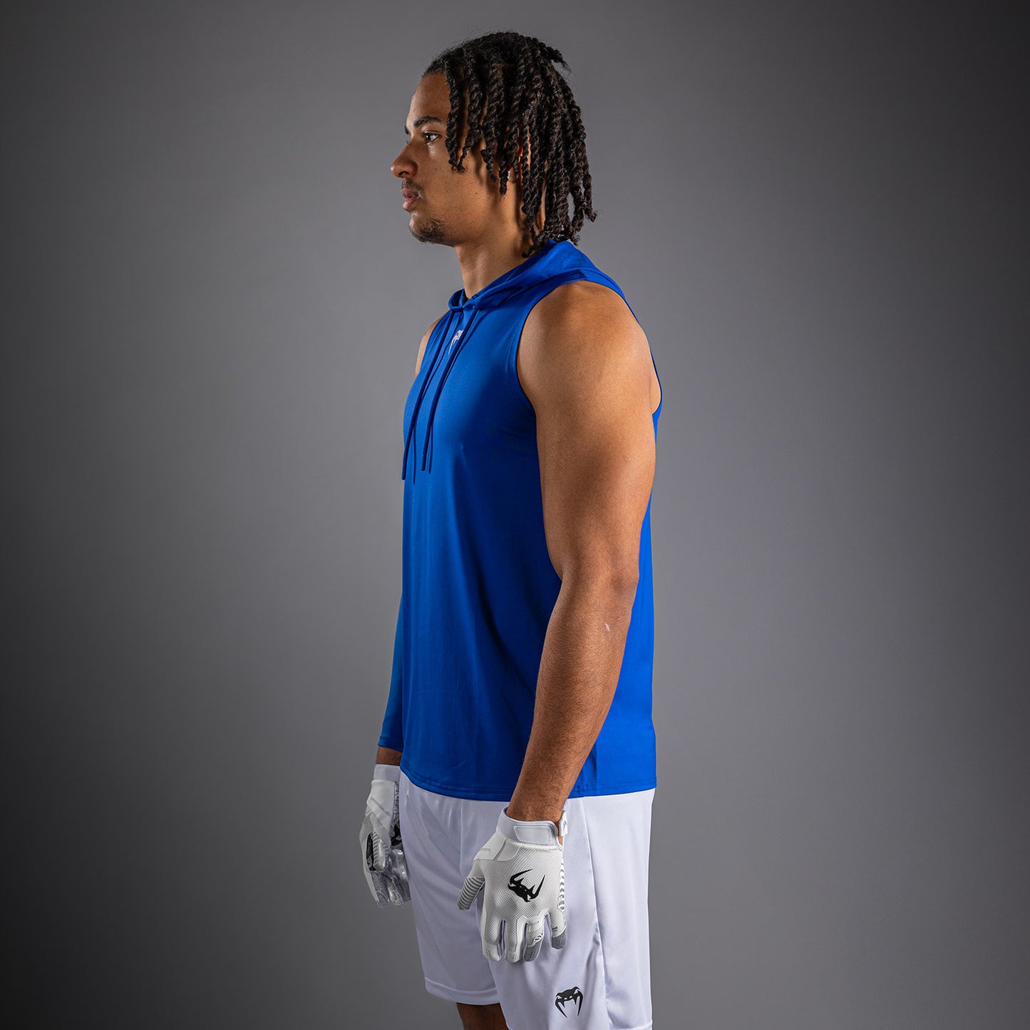 Venum Elite Sleeveless Dry-Tech Hoodie - Royal Blue  product-type_Sweatshirts Venum