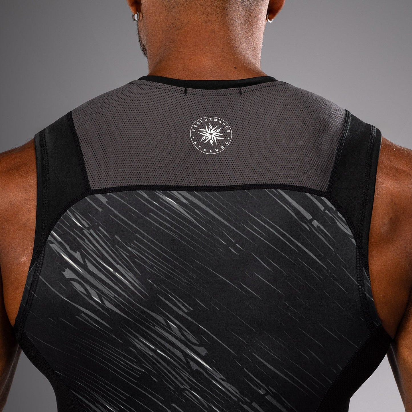 Venum Rapid Sleeveless Rashguard - Black/Storm Grey