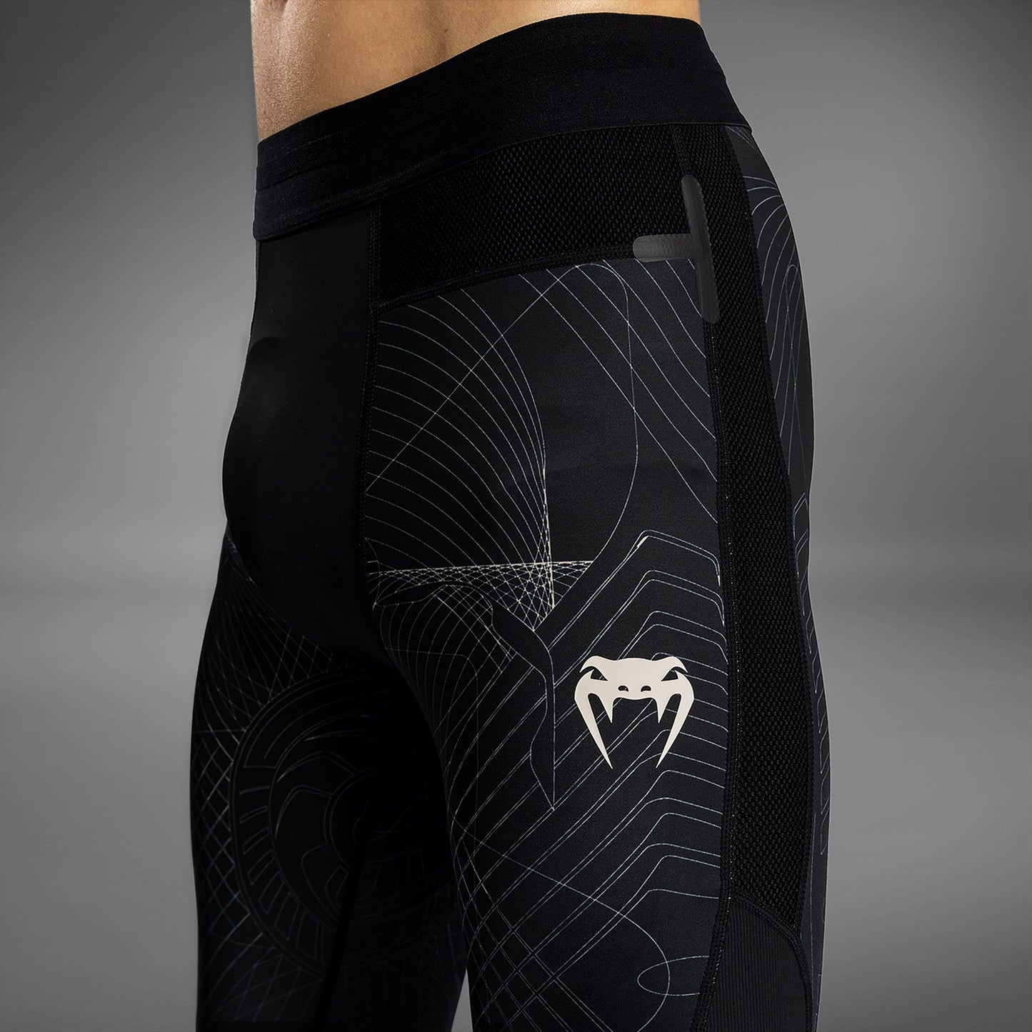 Venum G-Fit Air Men's Spats - Deep Black/Desert Sand