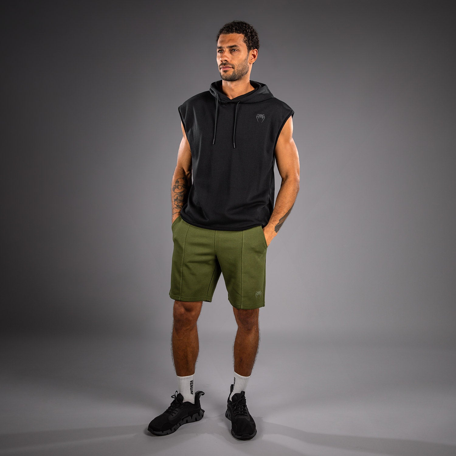 Venum Divide Sleeveless Hoodie - Black - Venum