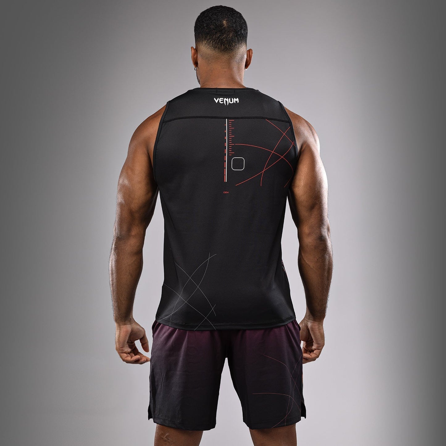 Venum Tactical XT Men's Dry-Tech Tank Top - Black/Fire Red