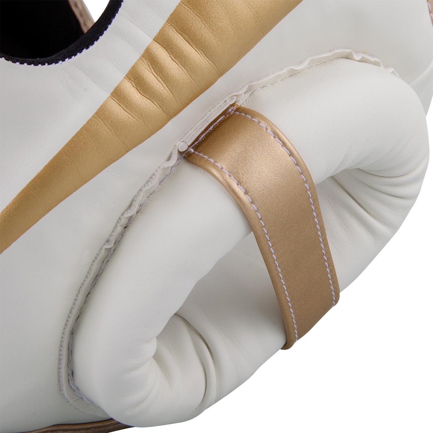 Venum Elite Headgear-White/Gold