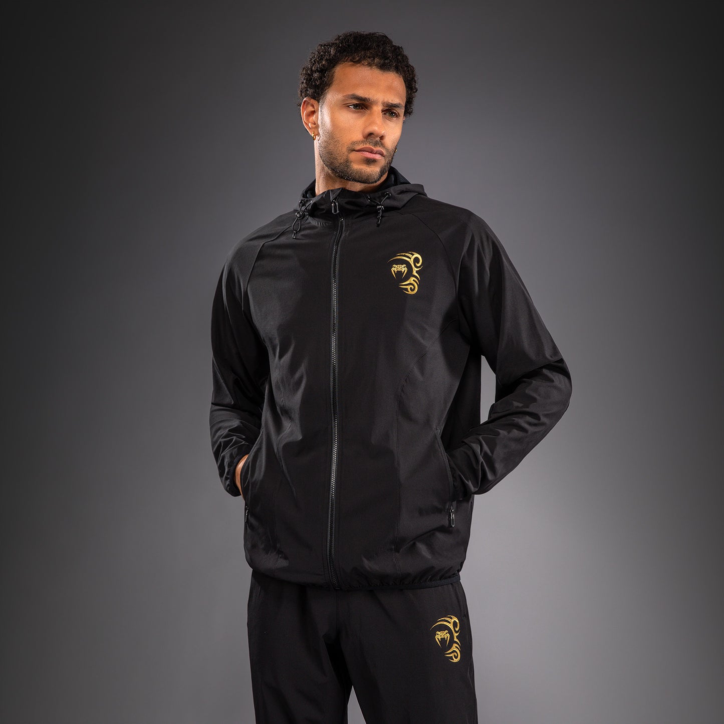 Venum x Mike Tyson Tiger Track Jacket - Black/Gold  product-type_Jackets Venum
