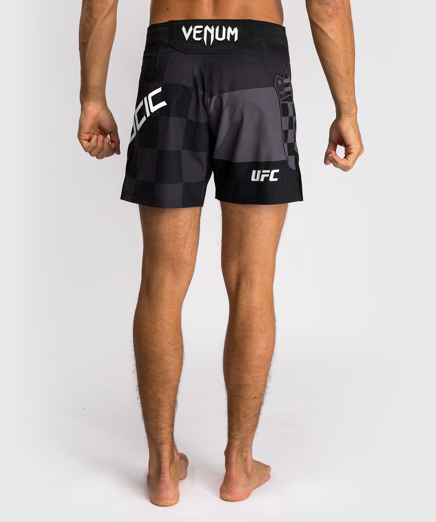 Men's UFC Unrivaled by Venum Black Stipe Miocic Short Fit Fight Short