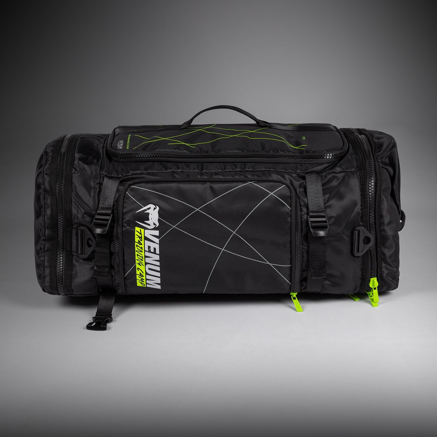 Venum Training Camp 4.0 Sports Bag - Black/Neon Green - Venum