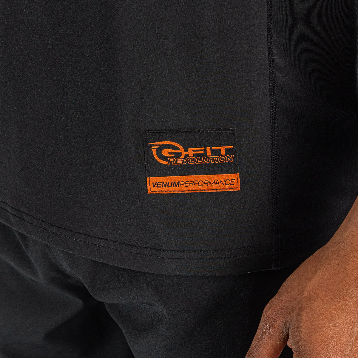 Venum G-Fit Revolution Dry Tech T-Shirt - Black/Copper  product-type_Dry Tech T-Shirts Venum
