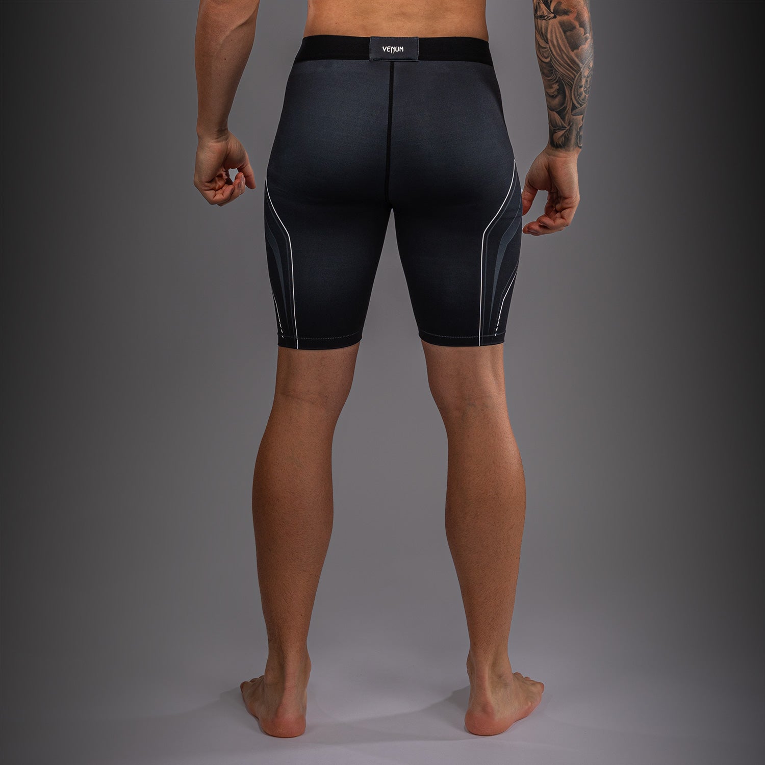 Venum Streamline Vale Tudo Shorts - Black/White  product-type_Compression shorts Venum