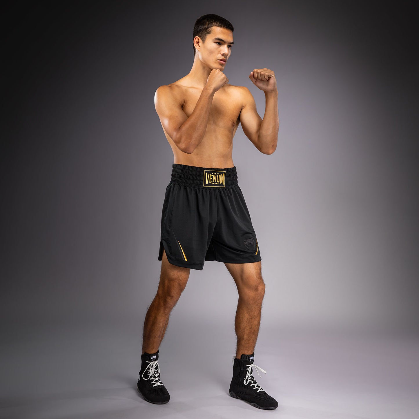 Venum G-Core Boxing Shorts - Black/Gold  product-type_Boxing shorts Venum