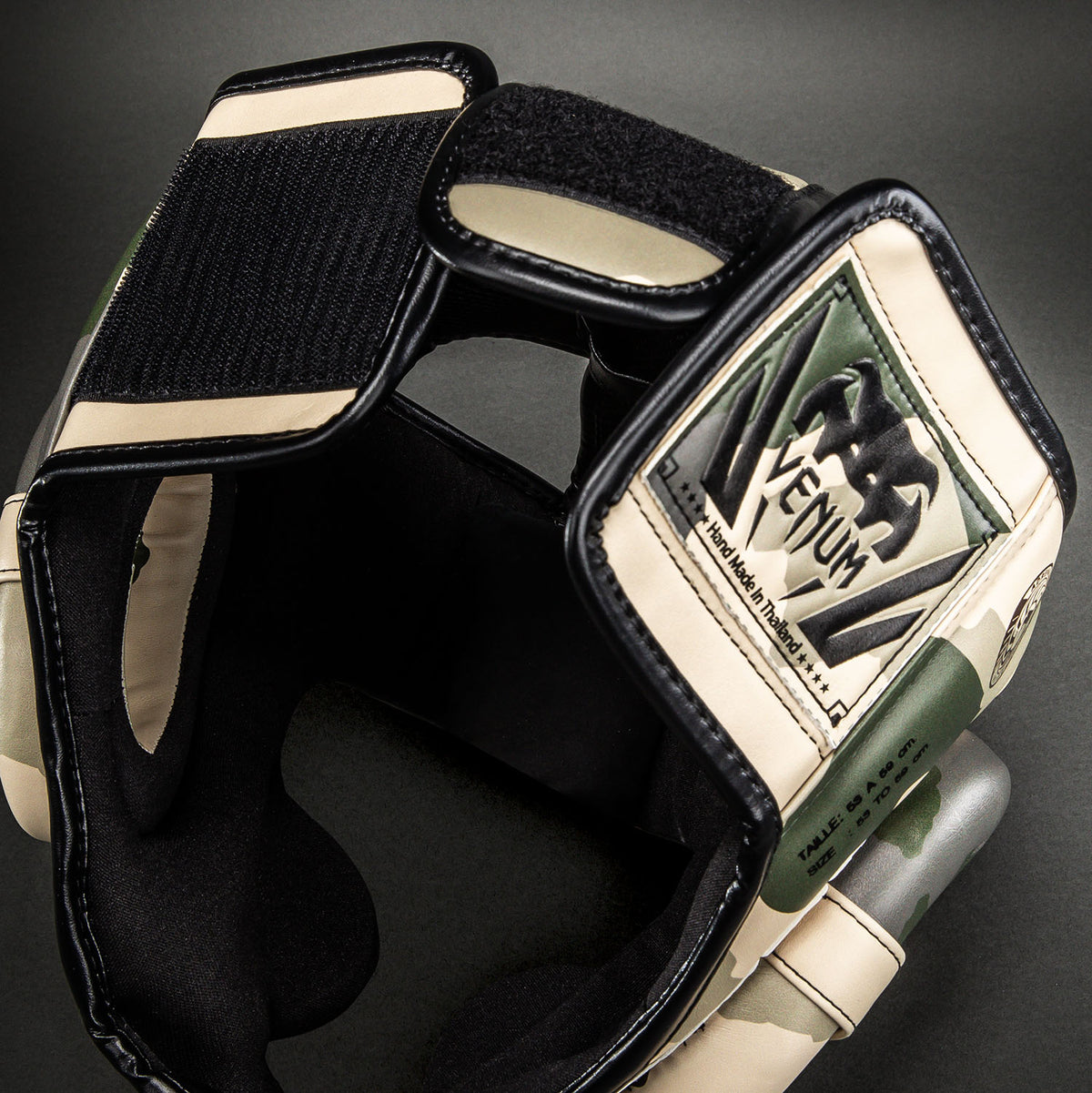 Venum Elite Camo Headgear - Khaki/ Off-hite