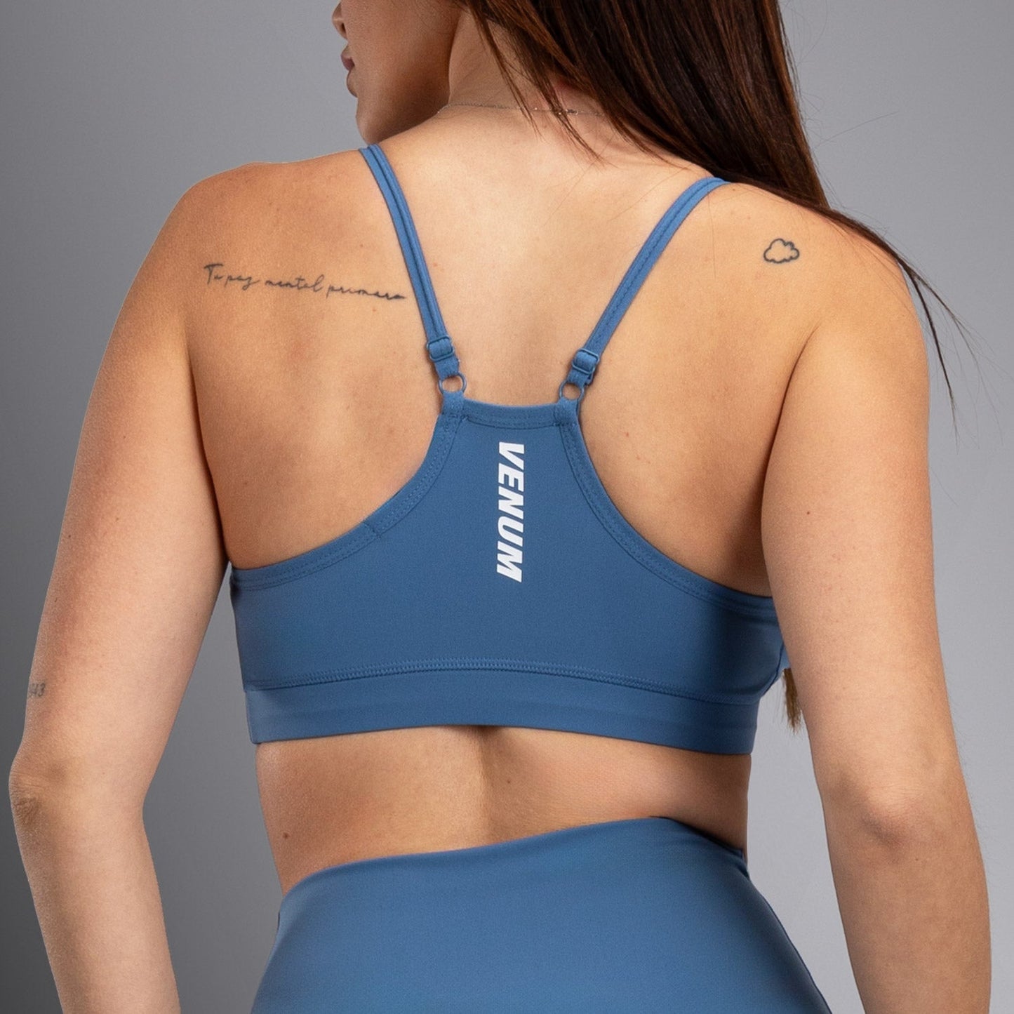 Venum Essential Women's Low Impact Sports Bra - Storm Blue
