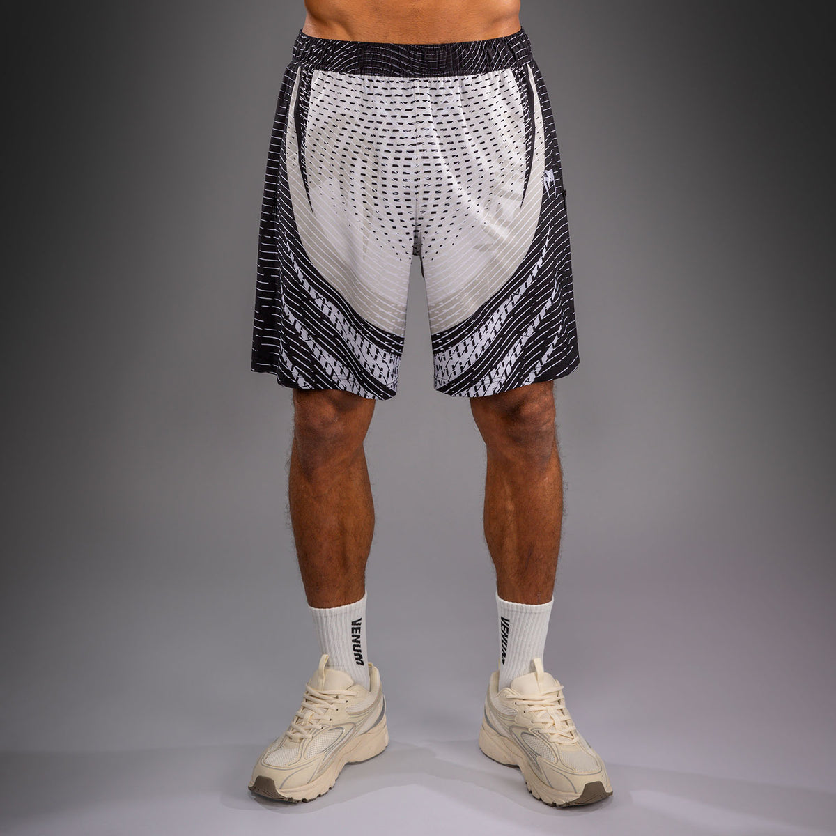 Venum Galactic 3.0 Training Shorts - Off-White/Black  product-type_Training shorts Venum