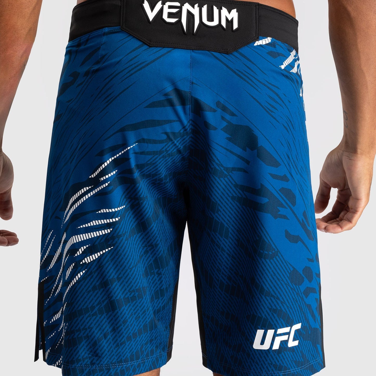 UFC Fusion by Venum Personalized Authentic Fight Night Men's Fight Short - Long Fit - Blue
