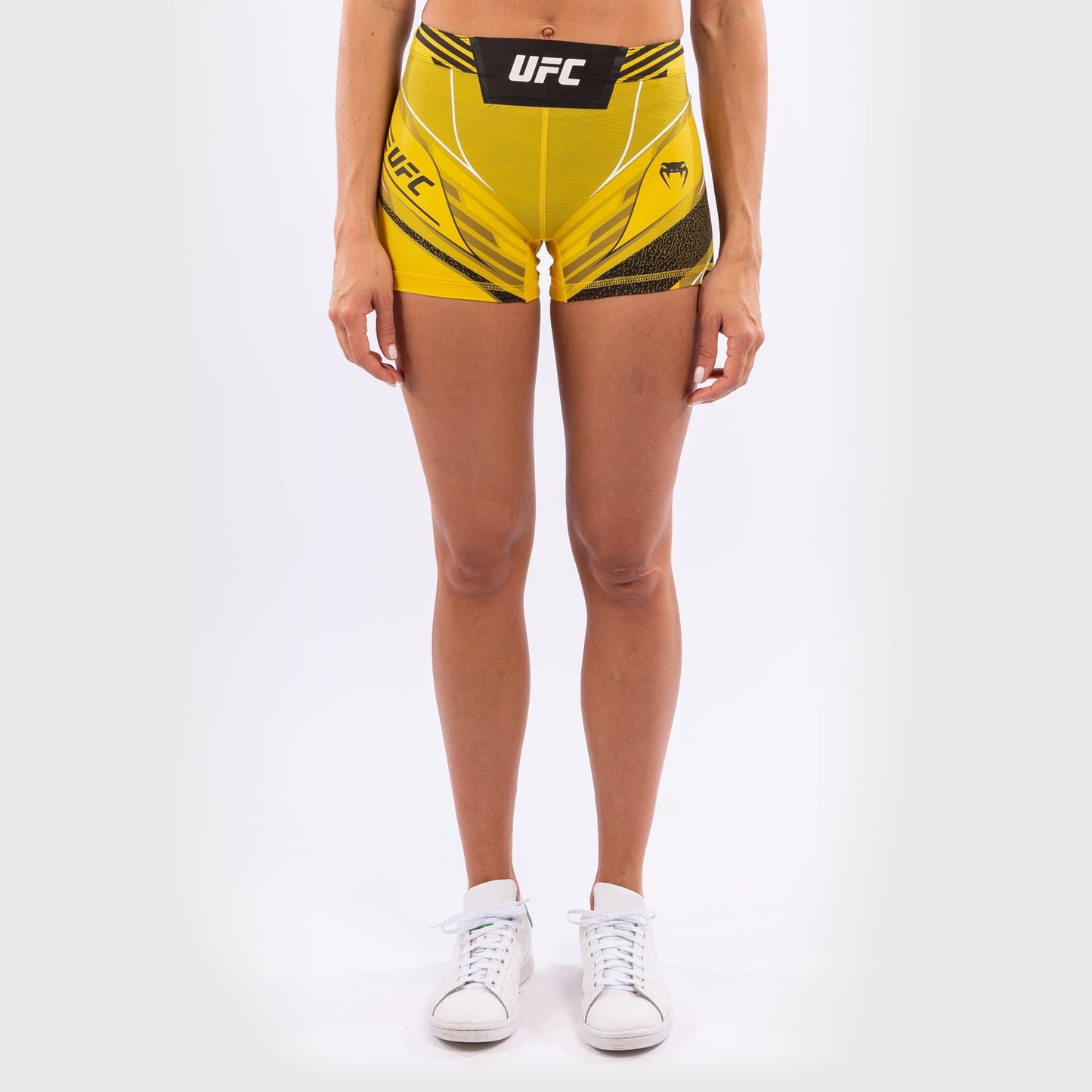 UFC Venum Authentic Fight Night Women's Vale Tudo Shorts - Short Fit - Yellow