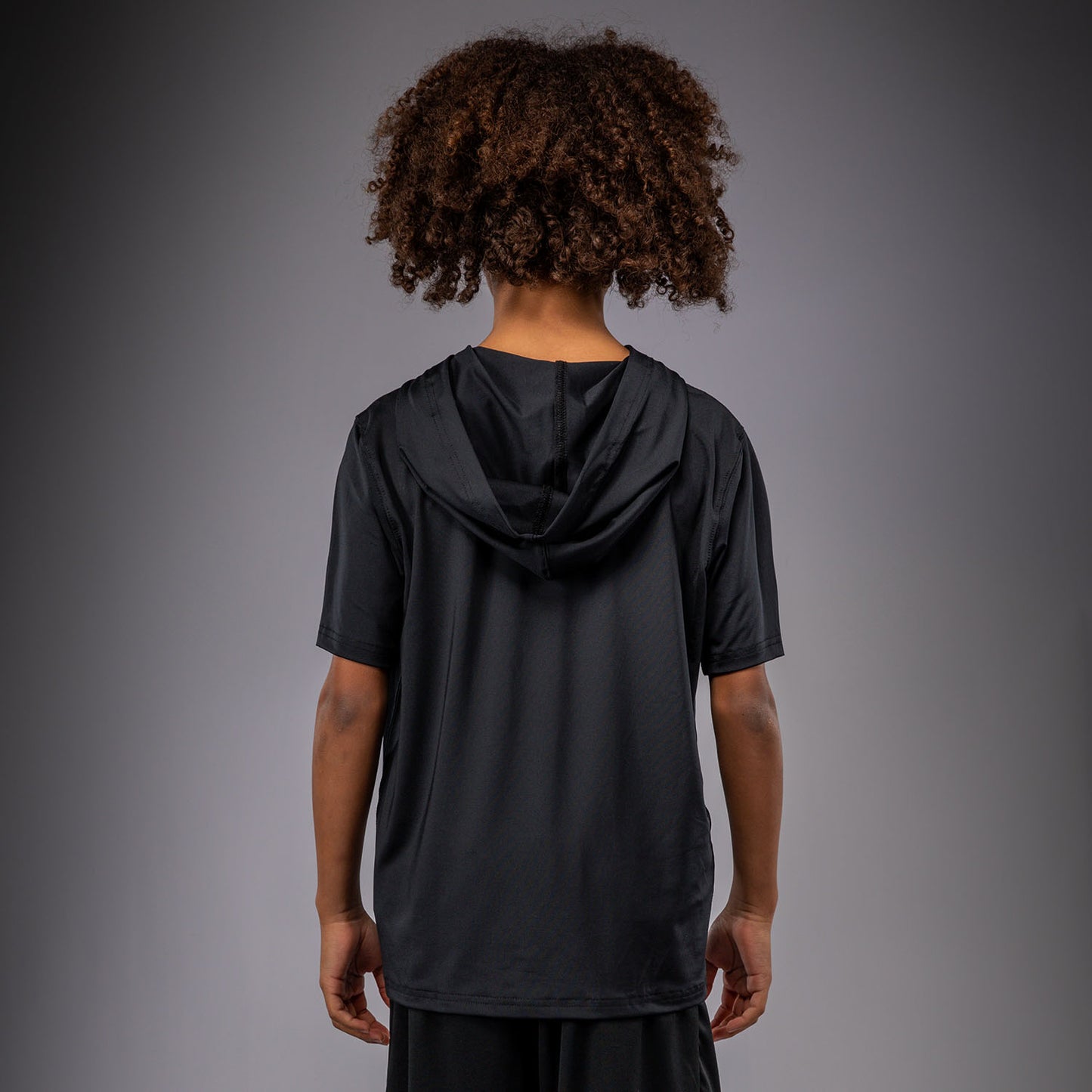 Venum Elite Kids Short Sleeve Dry-Tech Hoodie - Black