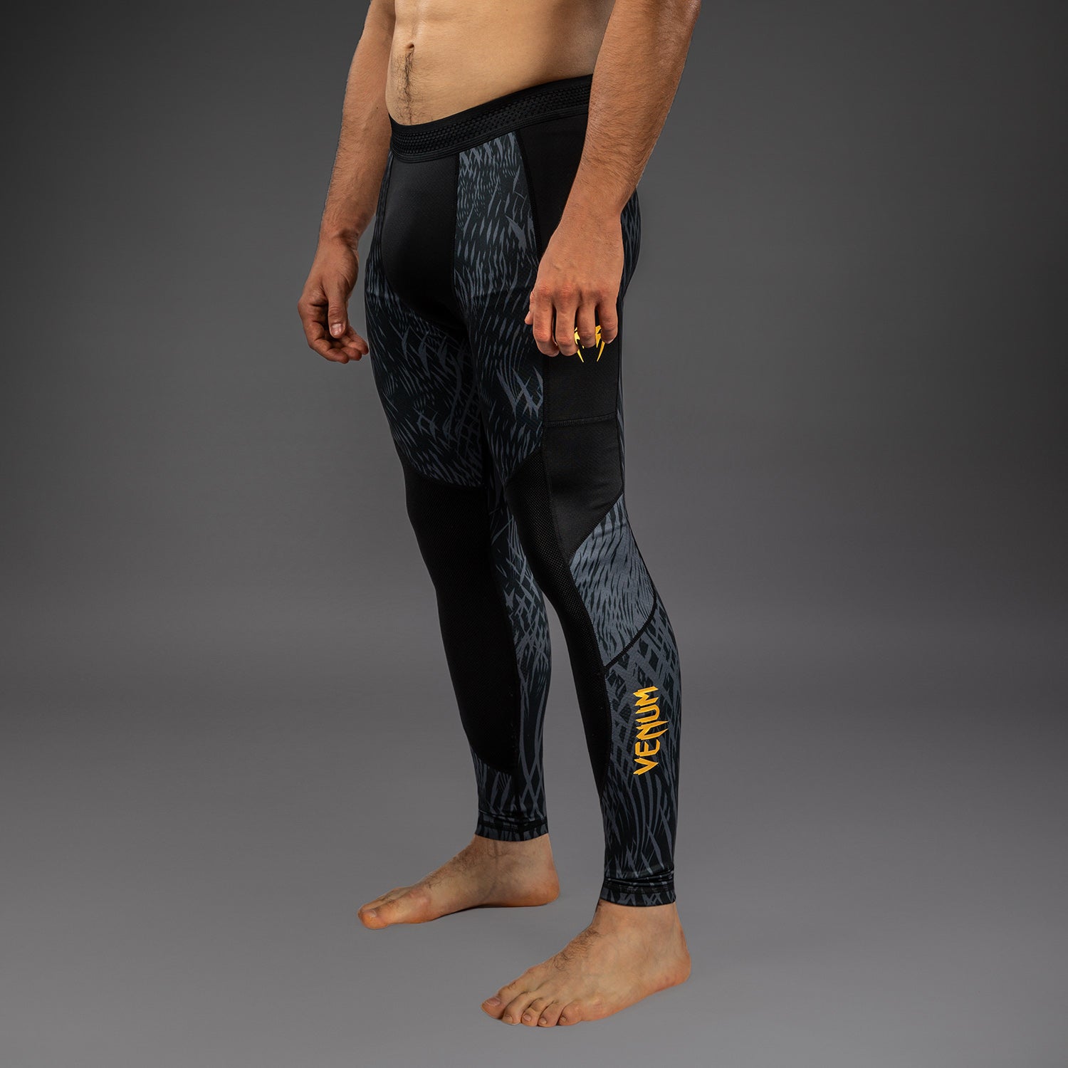 Venum x Chimaev Spats - Black/Grey - Venum