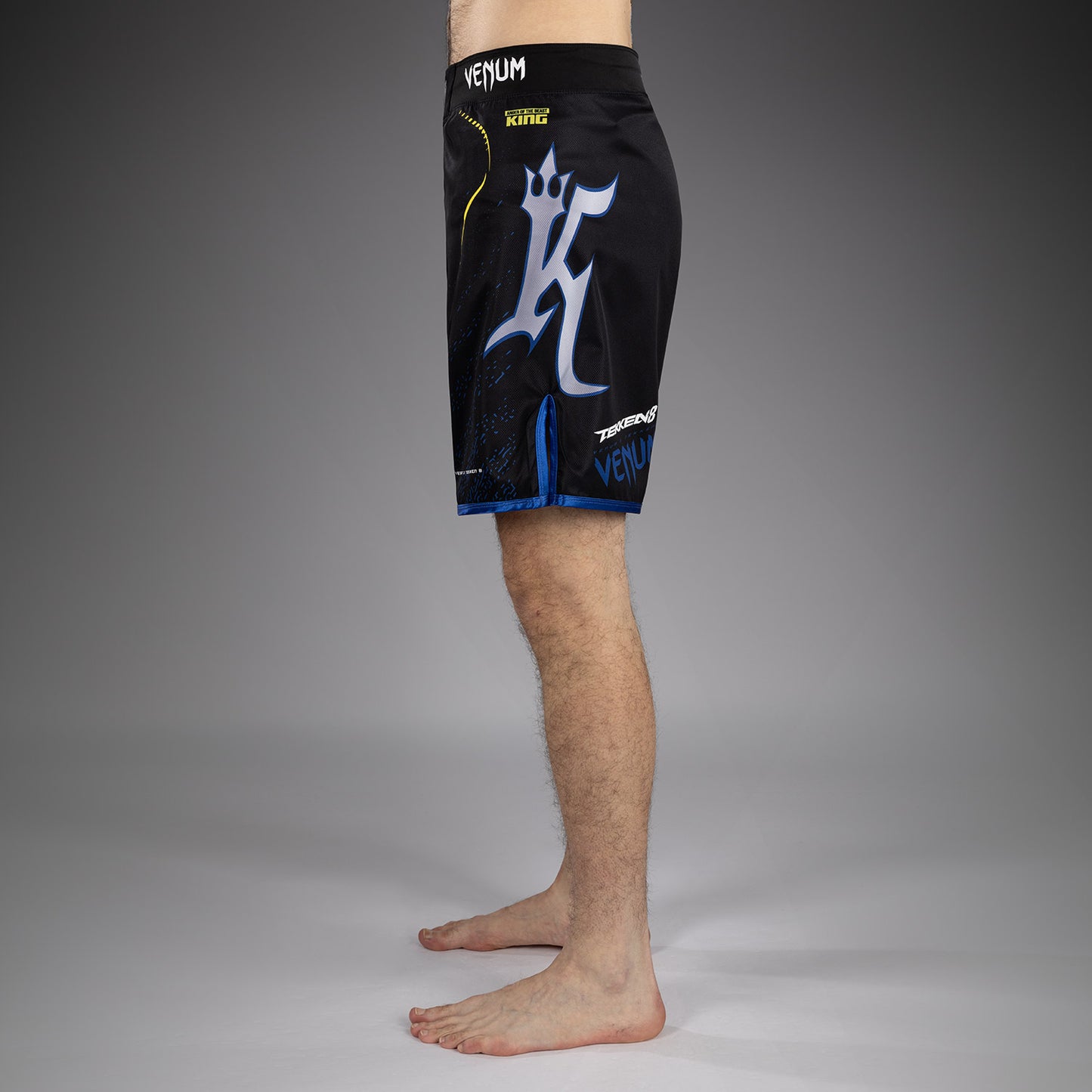 Venum x TEKKEN 8 Fight Shorts - King - Black/Yellow