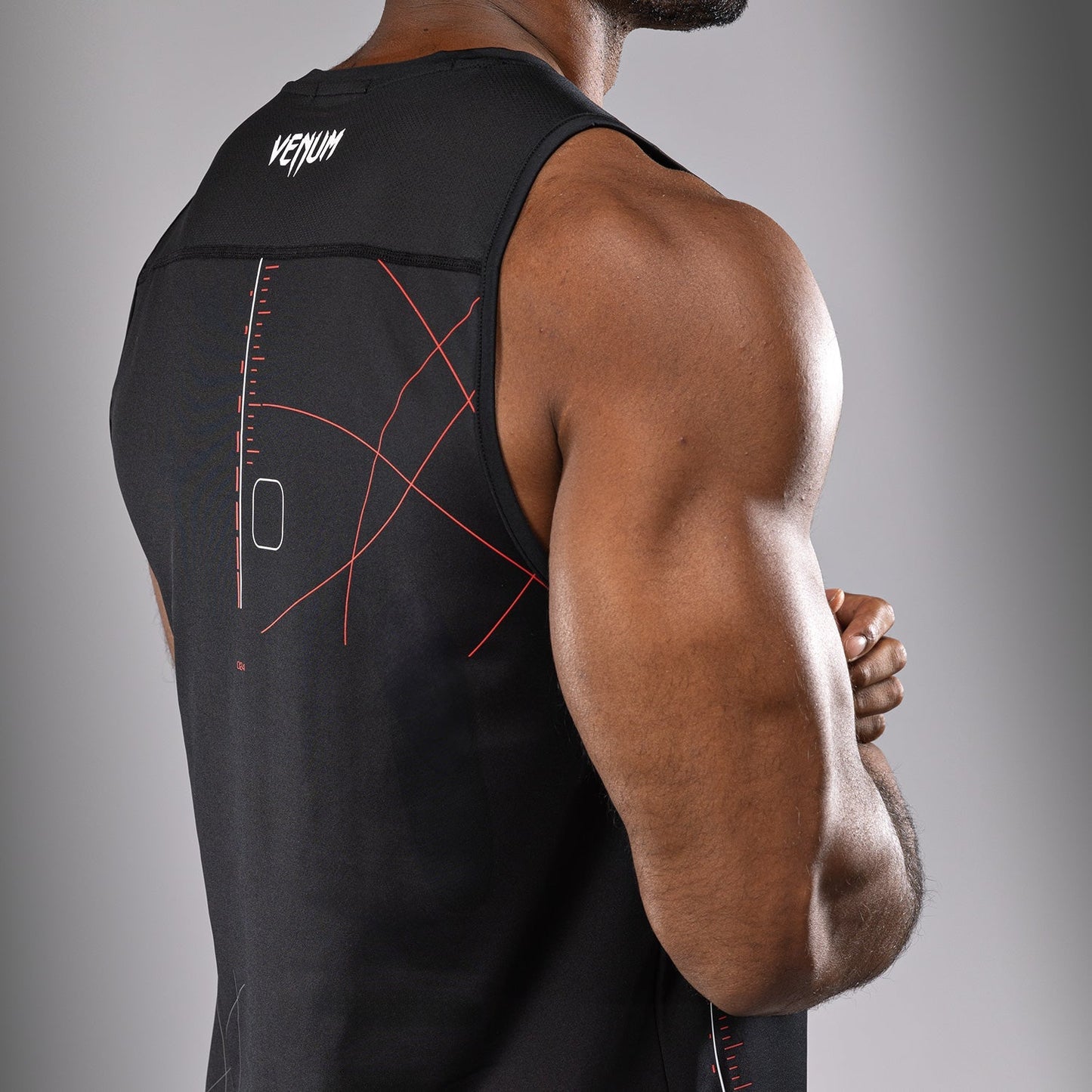 Venum Tactical XT Men's Dry-Tech Tank Top - Black/Fire Red