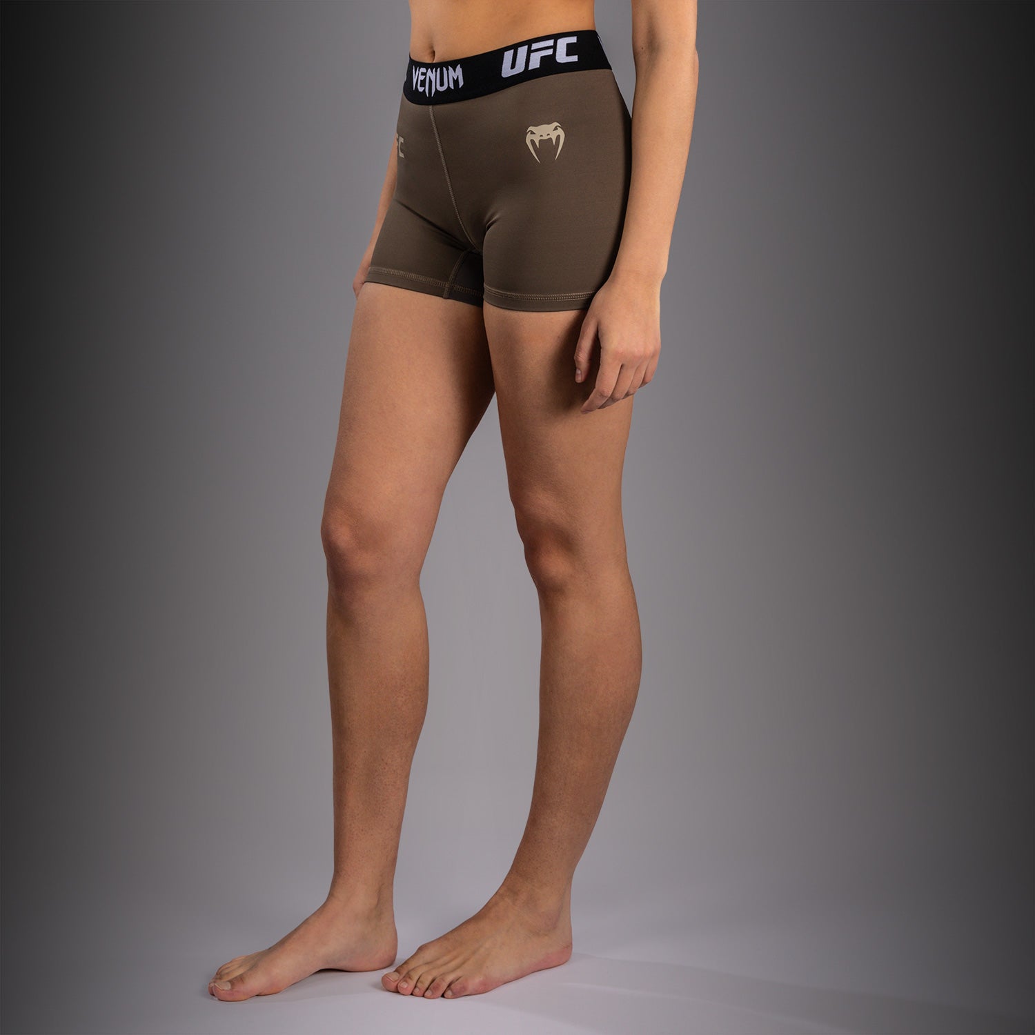 Venum UFC Unity by Venum Authentic Fight Week Women's Performance Vale Tudo Short - Brown  product-type_Compression shorts Venum