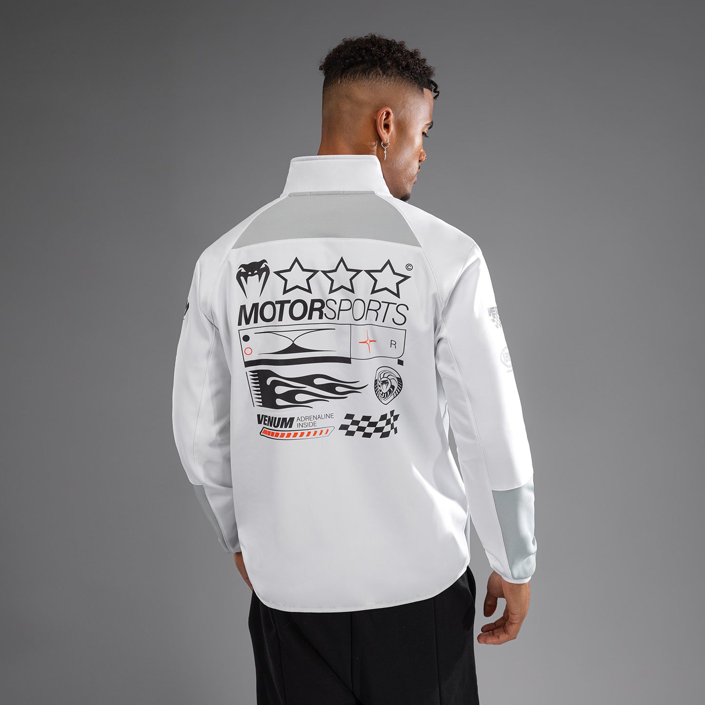 Venum Motorsport Softshell Jacket - Snow White