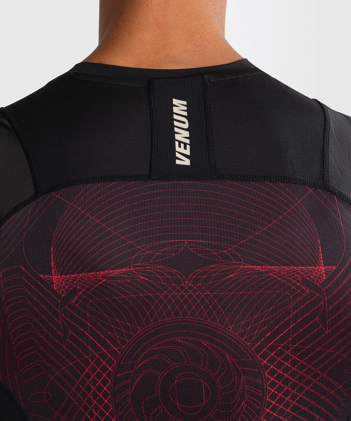Venum G-Fit Air Men's Sleeveless Rashguard - Deep Black/Fire Red