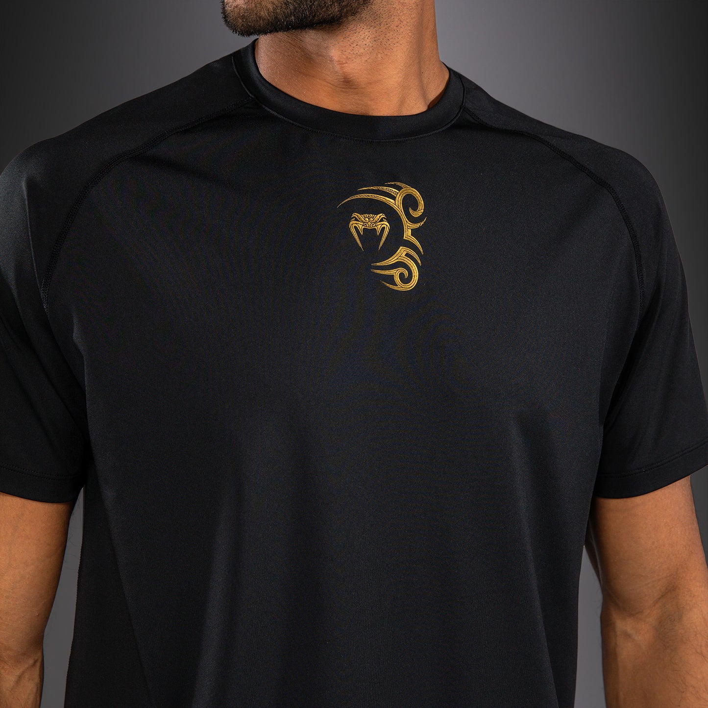 Venum x Mike Tyson Tiger Dry Tech T-Shirt - Black/Gold