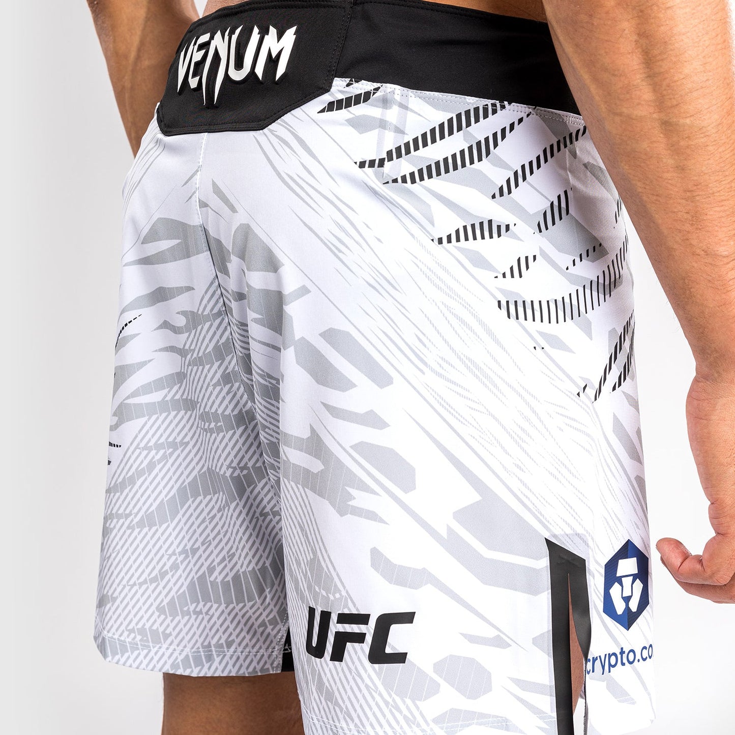 UFC Fusion by Venum Authentic Fight Night Men’s Fight Short - Short Fit - White