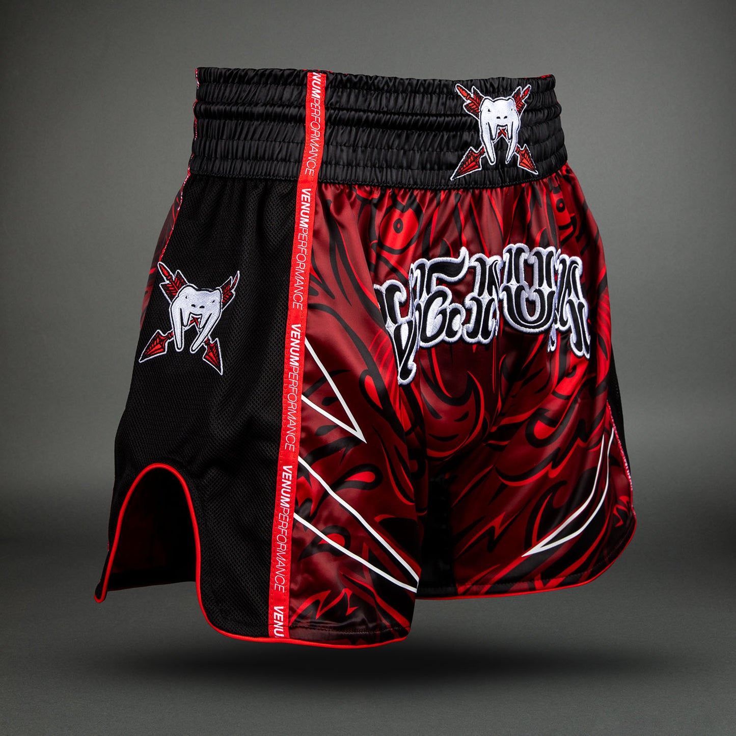 Venum Wolf Atak Muay Thai Shorts - Black/Red