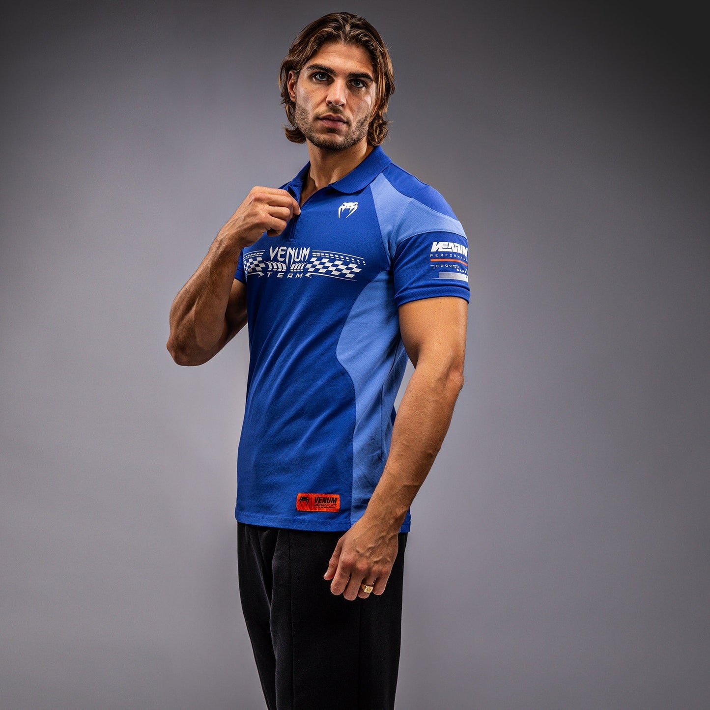 Venum Motorsport Cotton Polo - Royal Blue