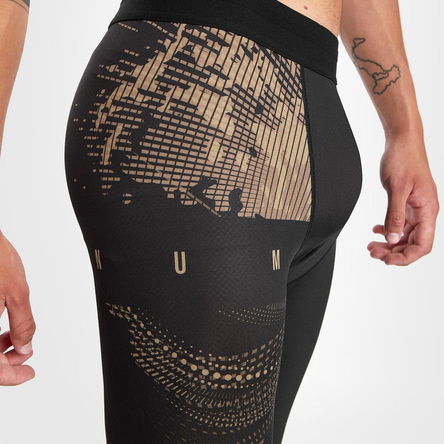 Venum Gorilla Jungle Spats - Black/Sand