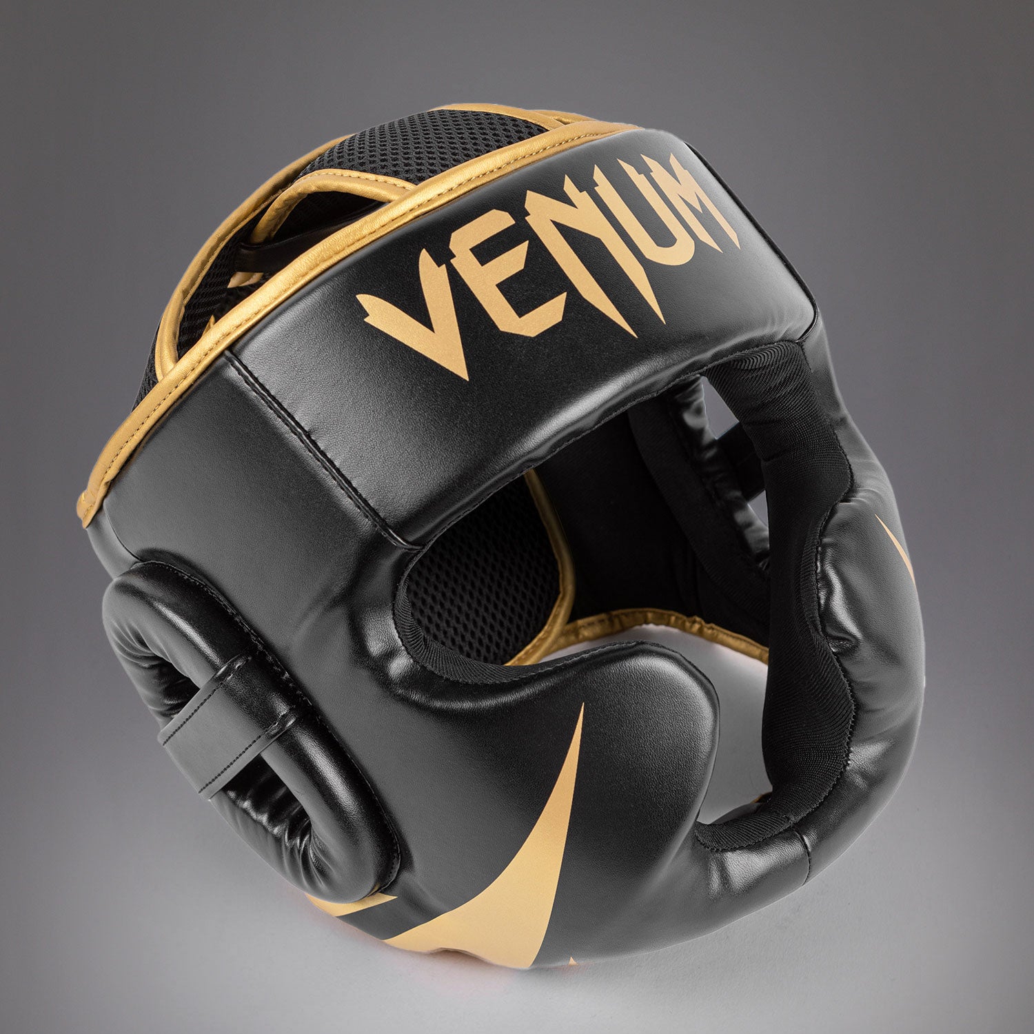 Venum Challenger Headgear - Black/Gold - Venum product-type_Headgear