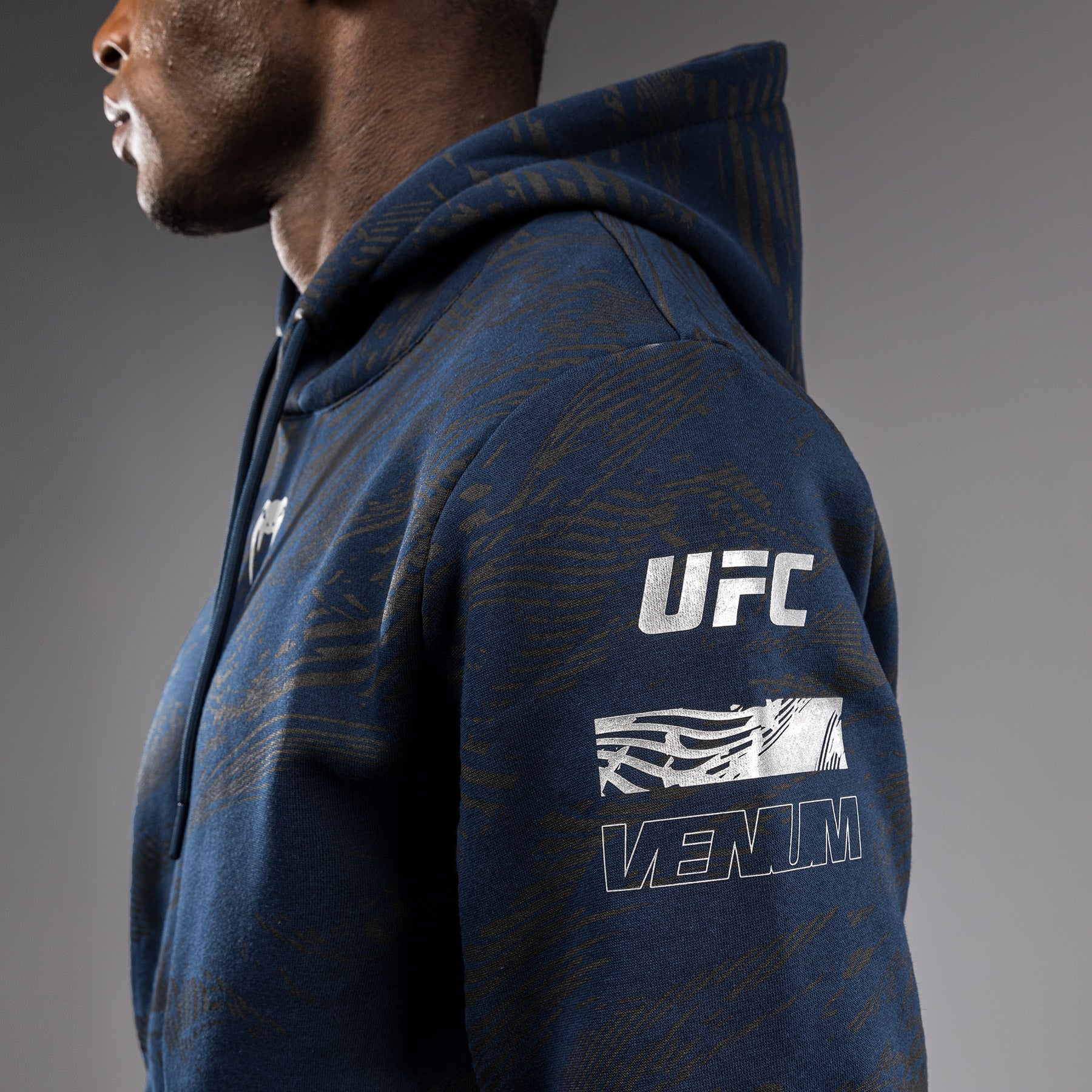 UFC Fusion by Fight Week Men's Pullover Hoodie - Oceanic Blue