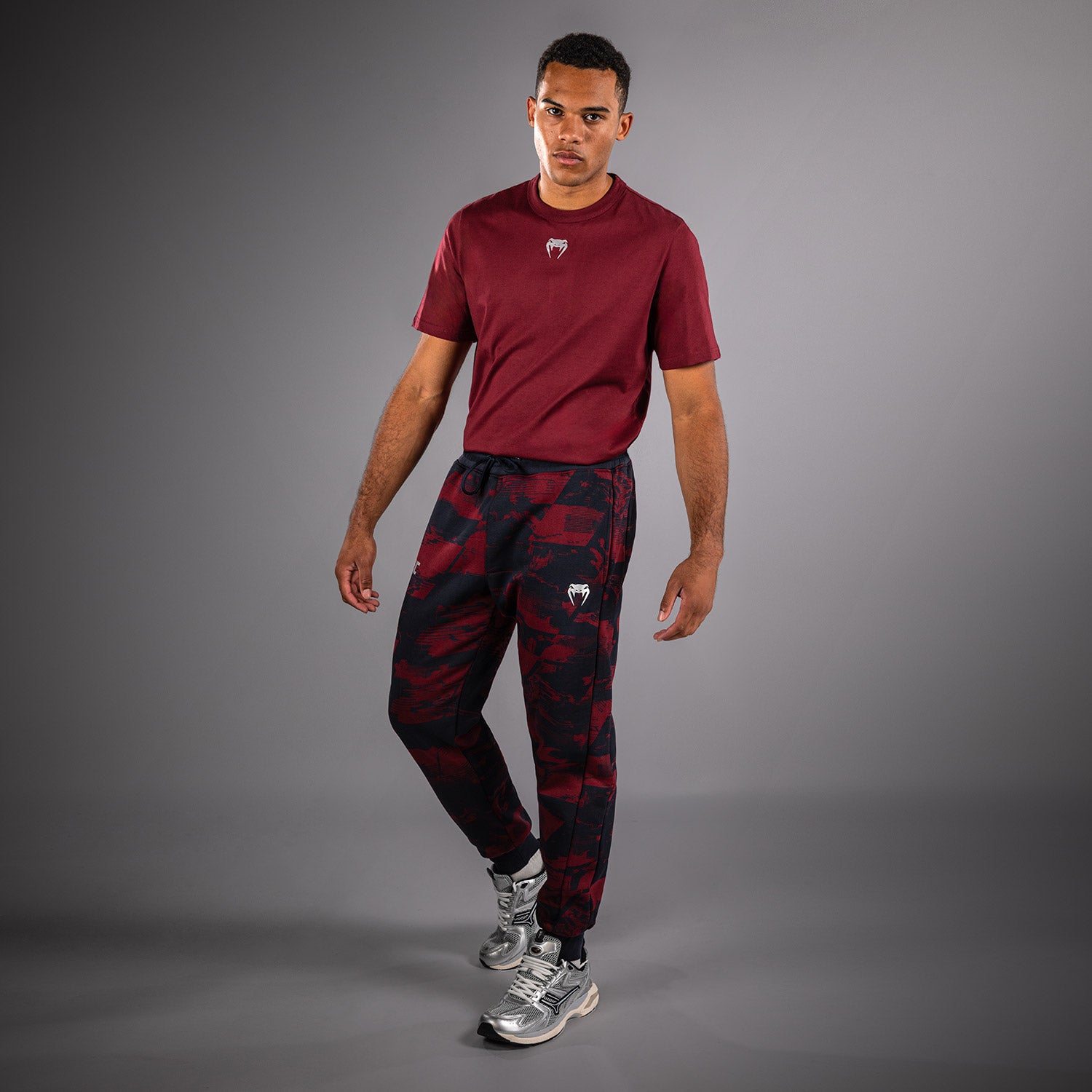 Men's UFC Zenith by Venum Burgundy Authentic Fight Week Pant - Venum