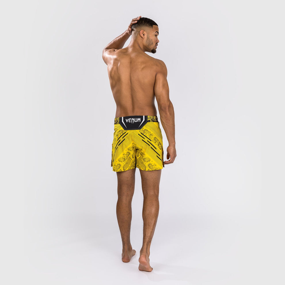 UFC Adrenaline by Venum Personalized Authentic Fight Night Men's Fight Short - Short Fit - Yellow