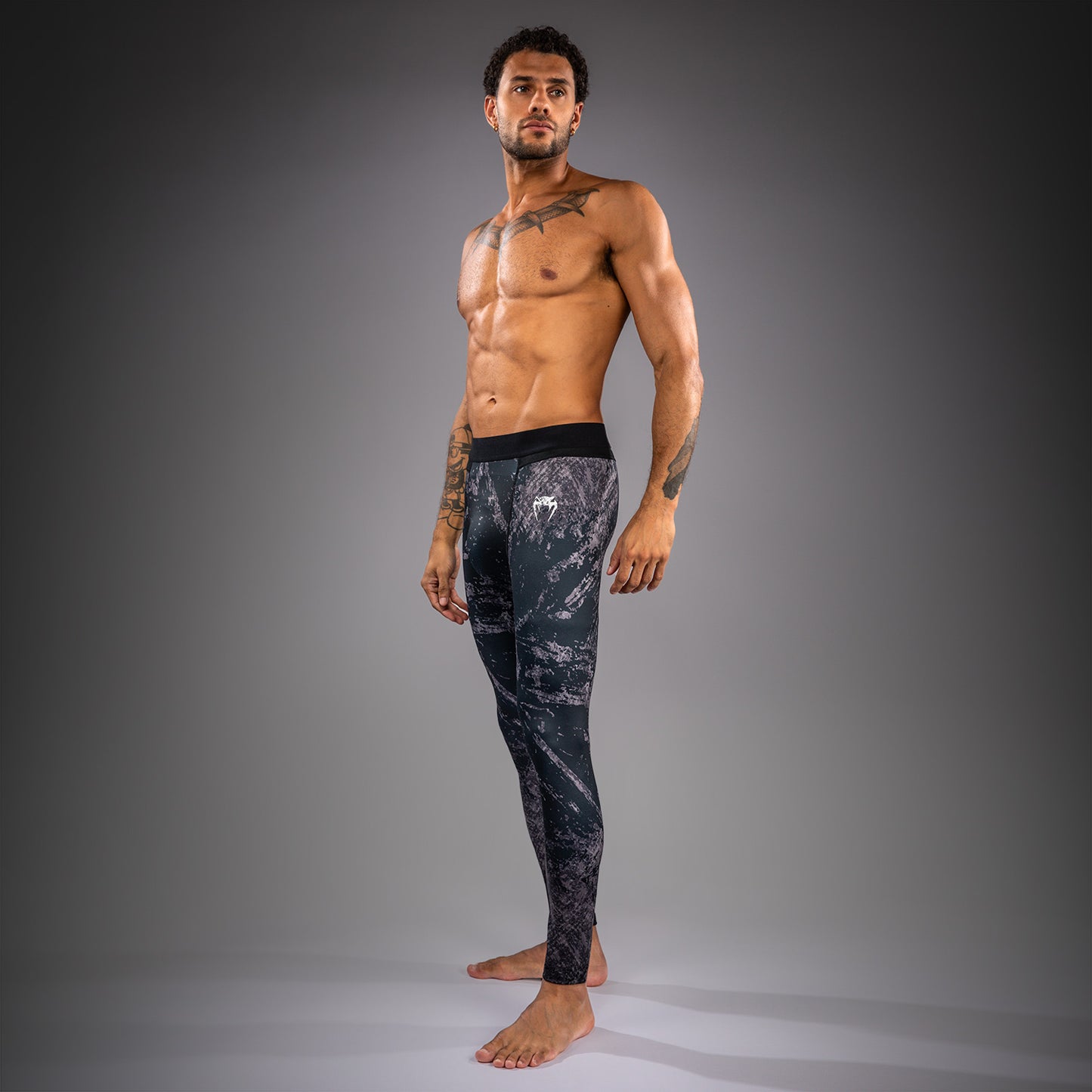 Venum Rage & Workout Compression Pants - Black/Grey  product-type_Compression Pants Venum