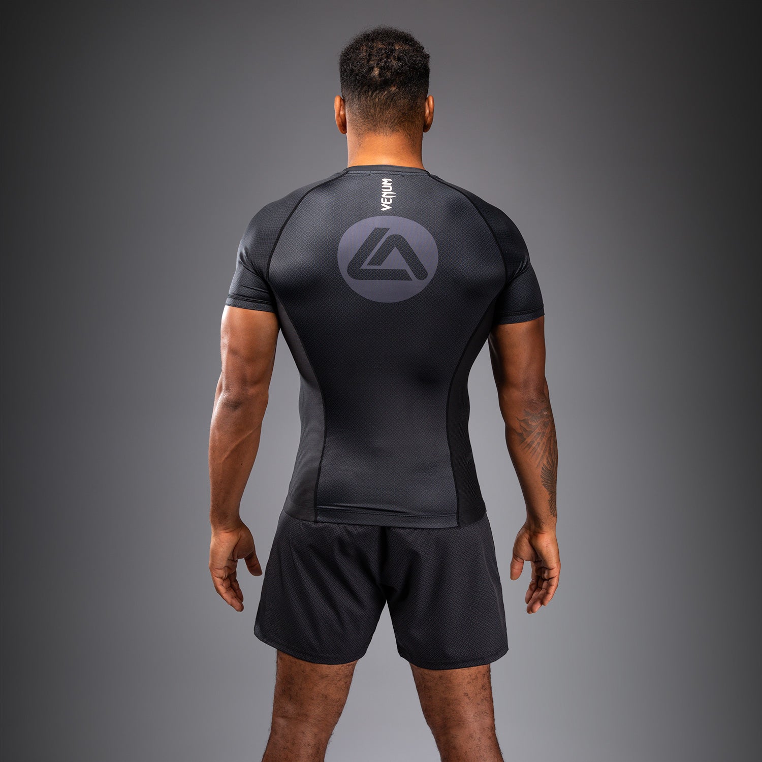 Venum x Roger Gracie Academy Short Sleeve Rashguard - Black