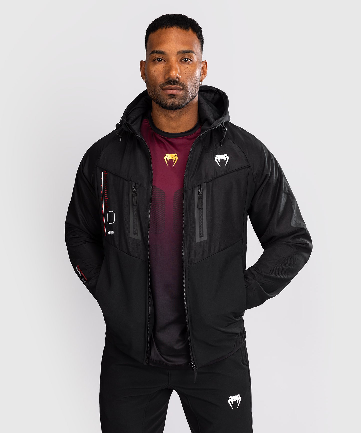 Venum Tactical XT Track Jackets - Black/Fire Red