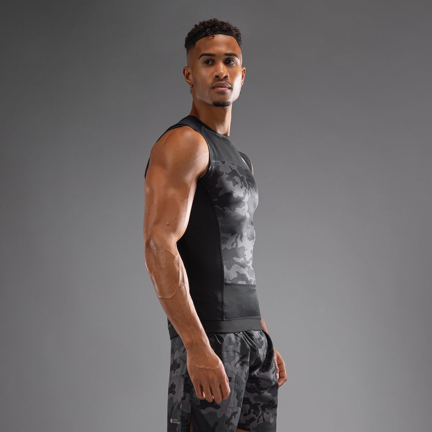 Venum G-Fit Air Men's Sleeveless Rashguard - Digital Urban Camo