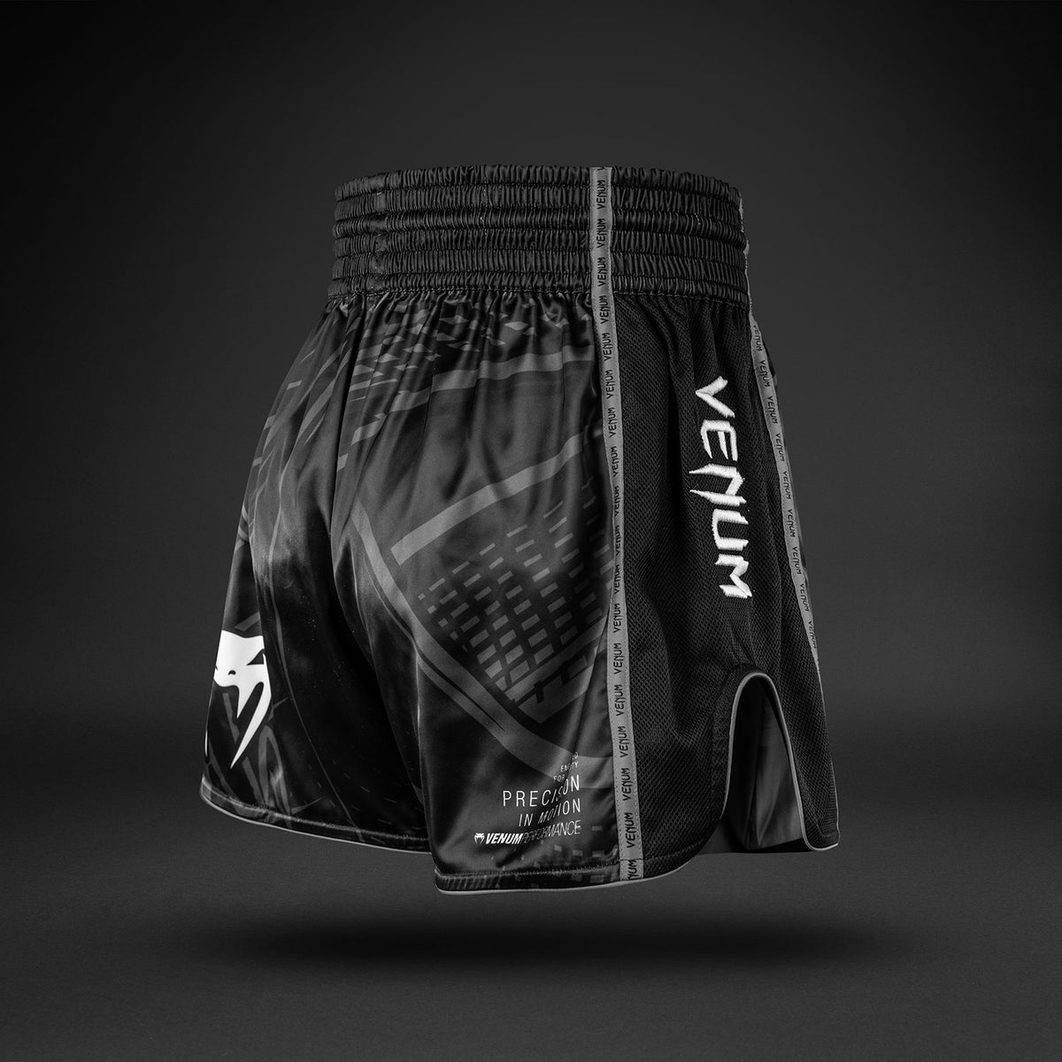 Crimson Viper 2.0 Muay Thai Shorts Black/Grey