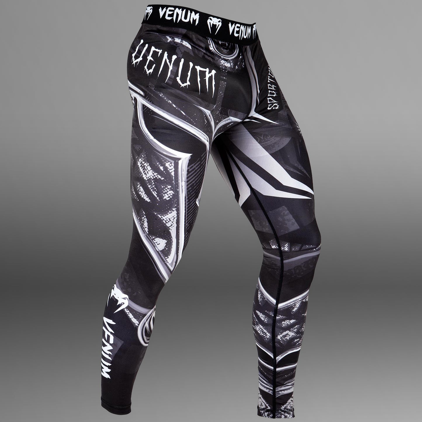 Venum Gladiator 3.0 Compression Tights - Black/White