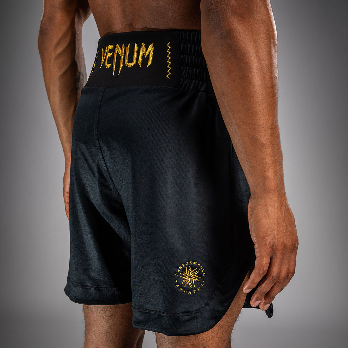Venum Attack Boxing Shorts - Black/Gold