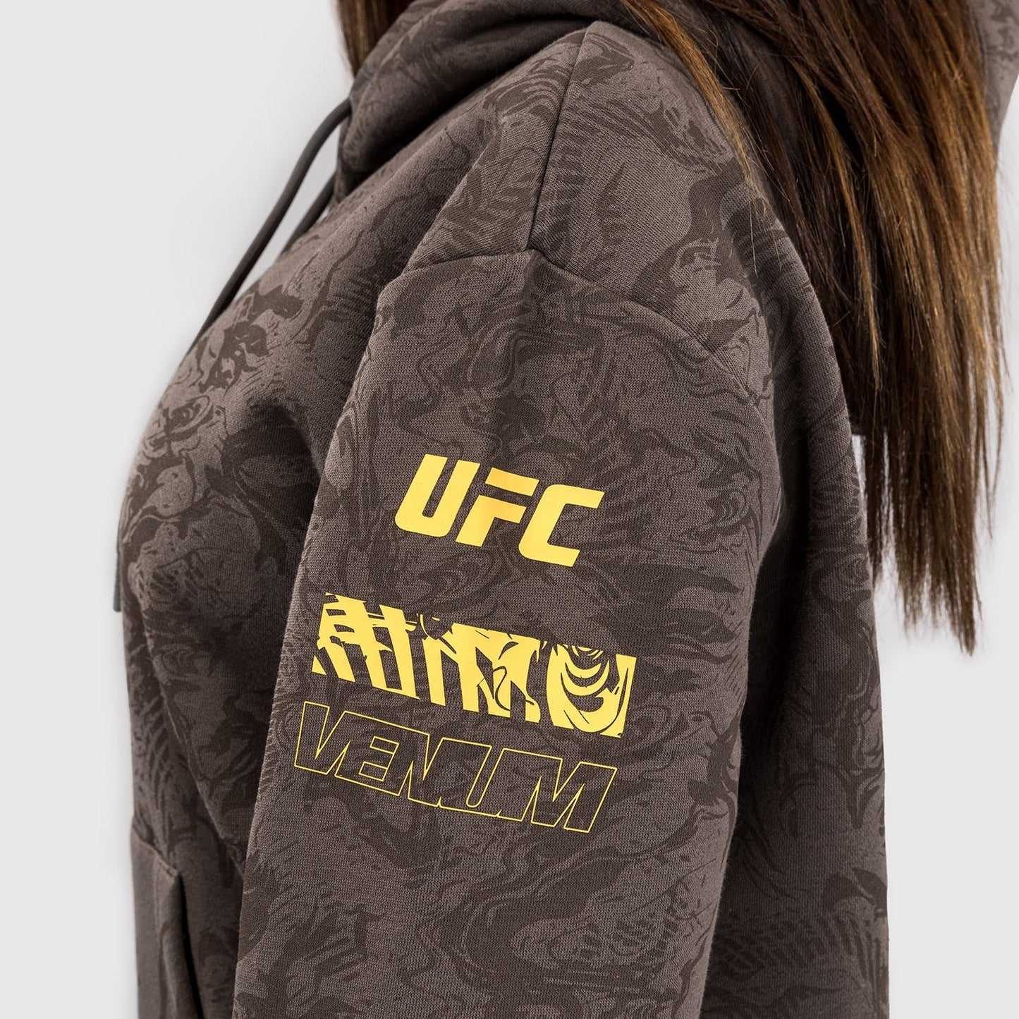 UFC Fusion by Venum Fight Week Women’s Pullover Hoodie - Earthen Brown