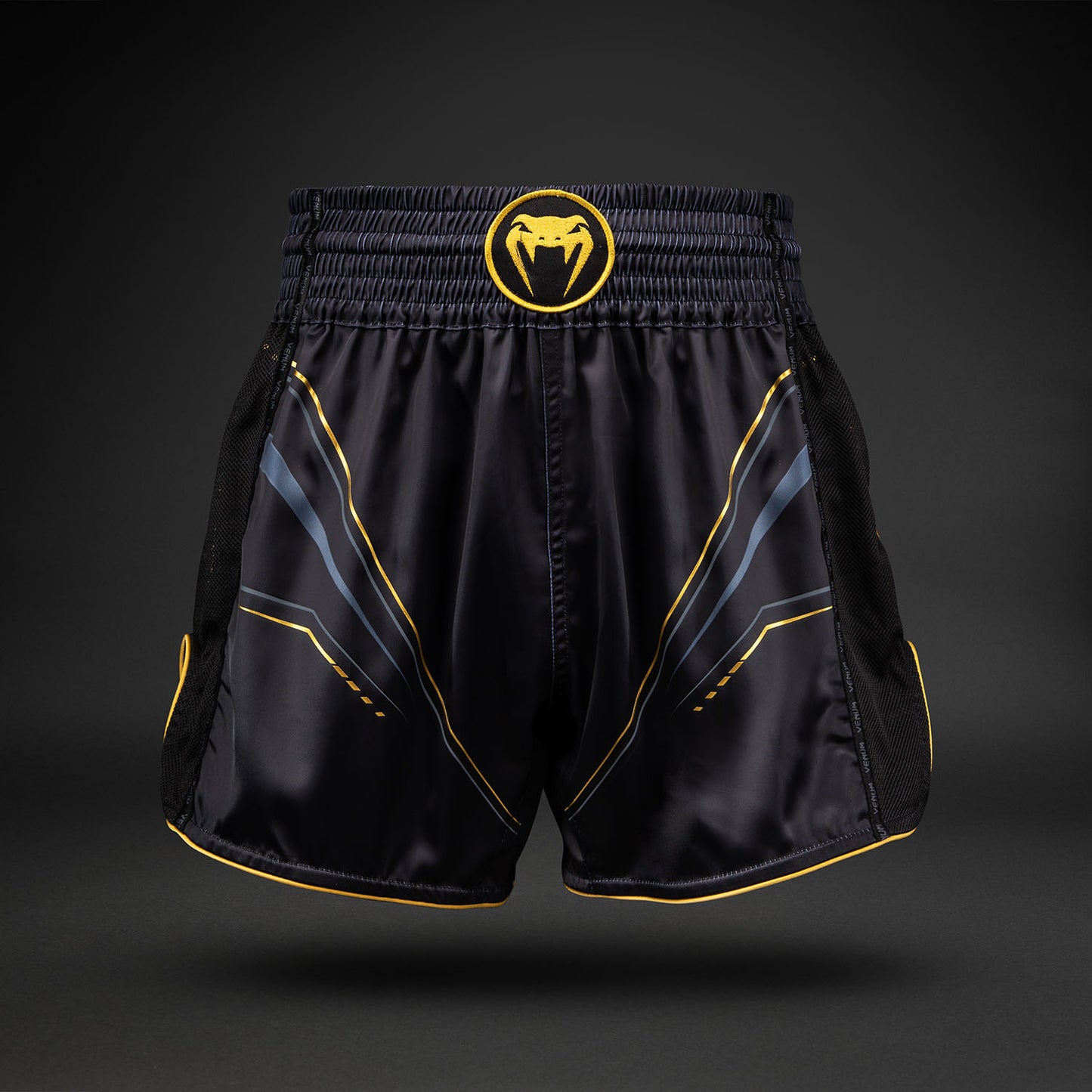 Venum Streamline Muay Thai Shorts - Black/Gold
