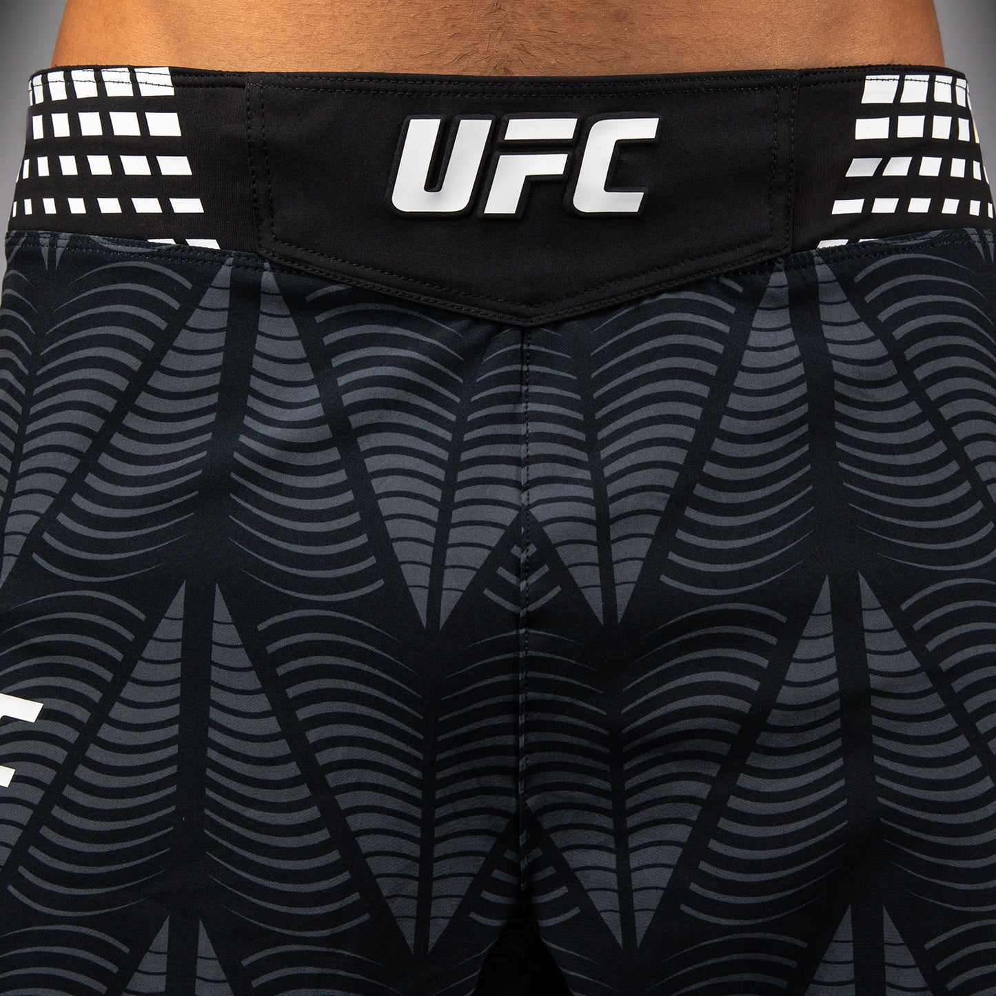 Men's UFC Zenith by Venum Black Authentic Fight Night Long Fit Fight Short