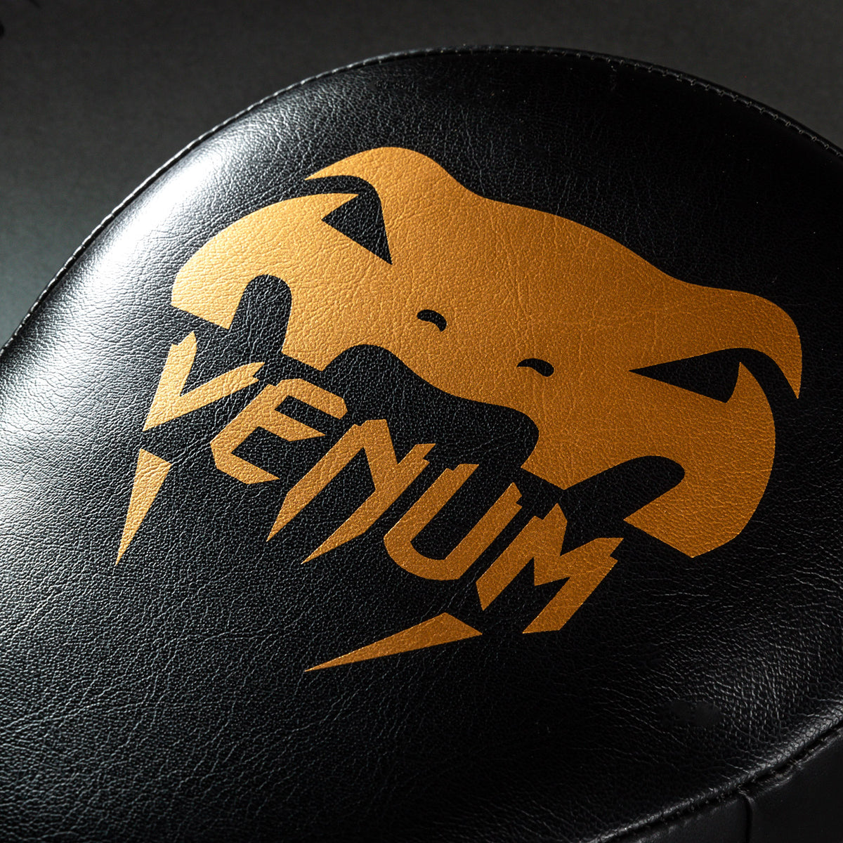 Venum Light Focus Mitts - Black/Gold (Pair)