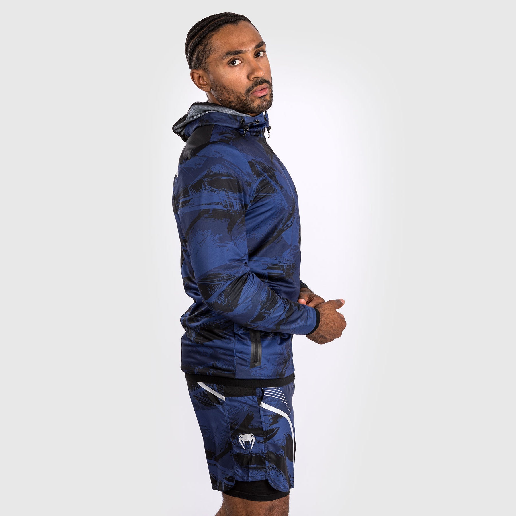 Venum Electron 3.0 Hoodie Navy Blue - Venum